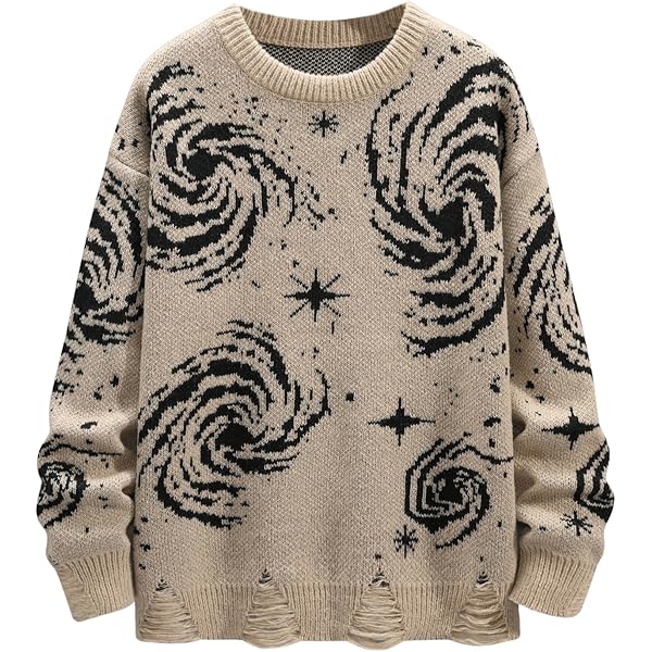 Amazon.com: Sweaters for Men Crewneck Streetwear Fashion Hip
